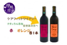 『農福連携』ケアフィットファームが贈るオレンジワインと赤ワイン2本セット（MG）C-687