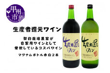 シャトー勝沼が贈る『生産者還元ワイン』赤白2本セット（MG）B11-470