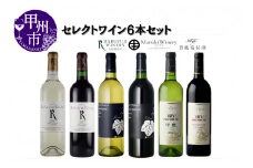 まるき葡萄酒 丸藤葡萄酒 蒼龍葡萄酒 セレクトワイン6本セット（MG）E3-651