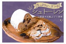 山梨県産大粒ブドウのレーズンがたっぷり入った『ぶどうのシュトーレン』（VYD）B-936