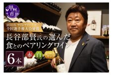 2013年ワインアドバイザー全国選手権大会優勝 日本ソムリエ協会認定ソムリエ・エクセレンス 長谷部賢氏の選んだ食とのペアリングワインフルセット（KBO）H5-610