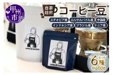 【ramp】自家焙煎 コーヒー豆 6種類 各100g 計600g（MG）D-1560
