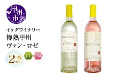 イケダワイナリー 2本セット【樽熟甲州 / ヴァン・ロゼ】（MG）B12-668