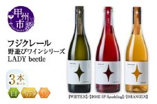フジクレール 野遊びワイン LADY beetle【WHITE.N】【ROSE SP Sparkling】【ORANGE.N】3本セット（MG）D5-634