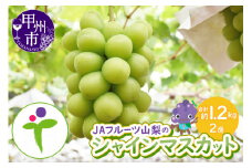 JAフルーツ山梨シャインマスカット2房【80】【2025年発送】B15-102
