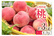 【2025年発送】 山梨県産 桃 約 3kg [株式会社えべし 山梨県 中央市 21470559] もも モモ フルーツ 果物 くだもの 3キロ 産地直送 季節限定 期間限定 冷蔵