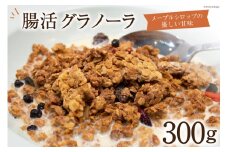 シリアル 腸活グラノーラ 300g×1 [Relations 山梨県 中央市 21470807] 穀物 加工品 朝食 おやつ 代替食 オートミール 甘酒 メープルシロップ