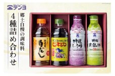 郷土自慢の調味料 4種詰め合わせ TP-20A [武田食品 山梨県 中央市 21470804] 醤油 しょうゆ だし つゆ 白だし 減塩醤油 減塩しょうゆ