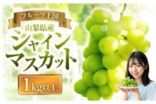 【2025年発送】ぶどう 山梨県産 シャインマスカット1kg以上 2房 [株式会社えべし 山梨県 中央市 21470877] フルーツ 果物 くだもの ブドウ シャイン マスカット 葡萄 期間限定 季節限定