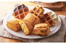 【シャトレーゼ】 ビスキュイワッフル＆シュガースコーン 詰め合わせ 9個入 スイートチョコ ホワイトチョコ キャラメル チョコチップ オレンジレモン キャラメルナッツ 