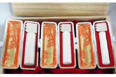 高級極上本象牙印鑑　３本セット [№5530-0026]