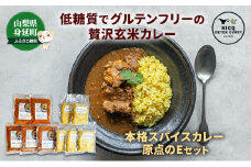 刺激的なスパイスがクセになる 本格スパイスカレーライス５食　原点のEセット [№5530-0393]
