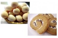 ひまわりたまご紅白10個・コーヒーロール1本セット　ロールケーキ 珈琲 洋菓子 お菓子 卵 鶏卵 加工品 スイーツ 山梨 富士川町