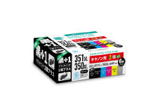エコリカ【キヤノン用】 BCI-351XL+350XL/6MP+BCI-350XLPGBK互換リサイクルイン　6色パック+黒1個プラス　（型番：ECI-C351XL6P+BK）
