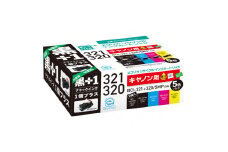 エコリカ【キヤノン用】 BCI-321+320/5MP+320PGBK互換リサイクルインク 5色パック+黒1個プラスお買い得（型番：ECI-C3215P+BK） canon リサイクル インク 互換インク カートリッジ インクカートリッジ カラー オフィス用品 プリンター インク 山梨県 富士川町