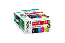 エコリカ【キヤノン用】 BCI-381+380/6MP互換リサイクルインク 6色パック（型番：ECI-C381-6P） canon リサイクル インク 互換インク カートリッジ インクカートリッジ カラー オフィス用品 プリンター インク 山梨県 富士川町