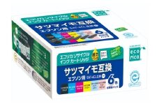 エコリカ【エプソン用】 SAT-6CL互換リサイクルインク 6色パック（型番：ECI-ESAT-6P） epson リサイクル インク 互換インク カートリッジ インクカートリッジ カラー オフィス用品 プリンター インク 山梨県 富士川町
