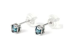 ブルーダイヤ ピアス 0.2ct E281BD-Pダイヤ プラチナ ジュエリー アクセサリーレディース ギフト 贈り物 プレゼント 記念日 ケース付 鑑定書 保証書 華奢[C2204]