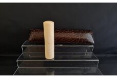 高級本象牙横目（日輪）芯持ち印鑑　18.0mm×90mm（ワニまたはカメケース・桐箱ケース付き）はんこ ハンコ 実印 銀行印 認印 オーダー