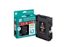 エコリカ【リコー用】 GC43K 互換リサイクルインク（型番：ECI-RC43B）　リコー リサイクル インク 互換インク カートリッジ インクカートリッジ カラー オフィス用品 プリンター インク 山梨県 富士川町
