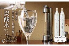 炭酸水メーカーセット(シルバー＋炭酸ガス2本) SWAC002-SV