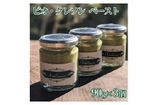 ビオクレソンペースト (90g×3個)　※離島への配送不可 ふるさと納税 クレソン ペースト 野菜 やさい 付け合わせ 調味料 缶詰 瓶詰 山梨県 道志村 送料無料 DSL003
