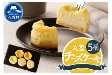丸型チーズケーキ5個セット