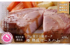 山中湖ハム　受注生産熟成ロースハム（2～3人前）