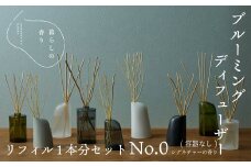 ＜暮らしの香り＞ ブルーミングディフューザー リフィル1本分セット（容器なし）シグネチャー（No.0の香り）