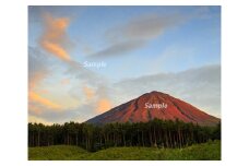 富士山フォトパネル（赤富士） NSF001