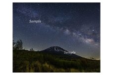富士山フォトパネル（星空） NSF004