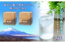 【20L】バナジウム＆シリカ　ナチュラルミネラルウォーター NSG001
