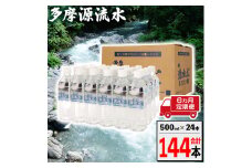 多摩源流水【定期便】500mlペットボトル×24本(6ヶ月コース)