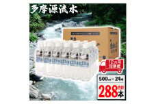 多摩源流水【定期便】500mlペットボトル×24本(12ヶ月コース)