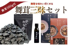 【先行予約】丹波山村産原木舞茸500g+舞茸三昧セット 2025年9月下旬より順次発送予定【tab0201】