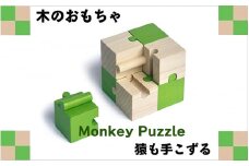 右脳強化 木のおもちゃ『モンキーパズル（8ピース）』 [№5312-0092]
