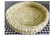 わらかご（浅） [№5312-0298]