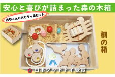 木のおもちゃ/赤ちゃんのおもちゃ箱セット（Aタイプ）/出産祝い 車 日本製 はがため 歯がため おしゃぶり 赤ちゃん 木製 玩具 おすすめ [№5312-0124]