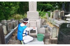 墓地清掃士によるお墓参り掃除サービス 1坪 石材店提携 [№5312-0639]