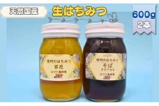国産 生はちみつ 600g 2本セット 百花 ソバ セット 詰め合わせ 国産はちみつ 国産ハチミツ 天然蜂蜜 はちみつ 蜂蜜 ハニー 天然国産 非加熱 食べ比べ 食べ比べセット 信州産 長野県産 信州 長野 長野県 上田市 [№5312-0702]