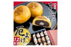 厄除招福まんぢゅう 12個入　饅頭 まんじゅう 和菓子 別所温泉 おかし お土産 名物 上田市 長野 [№5312-0737]