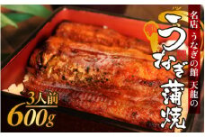 うなぎの蒲焼（真空パック）3人前（約600g）【  3尾 人気 無頭 タレ付き 山椒付き カット 冷蔵 真空パック 丑の日 個包装 小分け たれ タレ 鰻 うなぎ ウナギ unagi 蒲焼き 蒲焼 かば焼き うなぎ蒲焼 山椒 クール便 送料無料 天龍 】