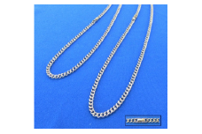 013-033　純チタンネックレス（ペア）【６mm喜平】 50cm,55cm