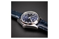 ＜腕時計 機械式＞SPQR Ventuno pr-nc（ネイビー）【バンド】桃花色クロコダイル【腕時計 時計 ブランド SPQR スポール メンズ レディース 男女兼用 ギフト プレゼント 贈り物 ネイビー バンド クロコダイル ワインレッド】