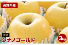 ジューシー な 黄金色 りんご シナノゴールド 約3kg 秀品 〈2025年10月下旬～11月末発送〉| 果物 くだもの フルーツ りんご 林檎 リンゴ 黄金色りんご シナノゴールド 長野県 信州 南信州 飯田市