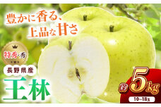 南信州産 王林 約5kg 秀品 10～18玉 | 王林 おうりん 林檎 りんご リンゴ 信州 南信州 送料無料 ふるさと納税 長野県 飯田市