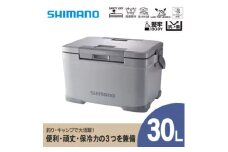シマノ フィクセル ライト 30L (グレー) クーラーボックス NF-430V | シマノフィクセル クーラーボックス アウトドア 保冷 クーラー 釣り キャンプ 信州 南信州 送料無料 ふるさと納税 長野県 飯田市 AQ37
