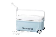 クーラーボックス シマノ スペーザ ベイシス 25L キャスター (インショアブルー) NS-D25Y | シマノフィクセル クーラーボックス アウトドア 保冷 クーラー 釣り キャンプ 信州 南信州 送料無料 ふるさと納税 長野県 飯田市 AQ43
