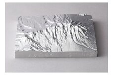 【 SUWAプレミアム 認定商品 】 山モデル ／ 信州諏訪ガラスの里 佐藤製作所 山 地図 再現 アルミ 板 信州 長野県 諏訪 諏訪市 【11-23】