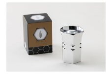 【 SUWAプレミアム 認定商品 】 人肌 煌祈 ( こうき ) シルバー ／ 信州諏訪ガラスの里 りぶら 酒器 器 酒 冷酒 盃 工芸品 おちょこ グラス 贈り物 ギフト 信州 長野県 諏訪 諏訪市 【11-45S】